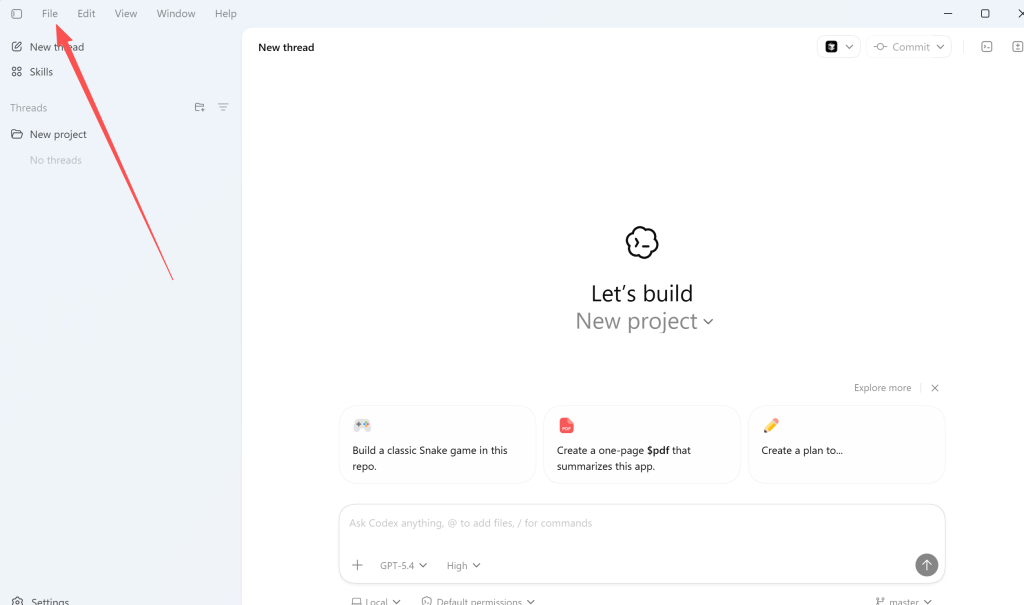 设置菜单位置示例